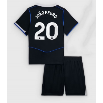 Billige Fotballdrakt Chelsea Joao Pedro #20 Replika Tredjedraktsett Barn 2025-26 Kortermet (med bukser)